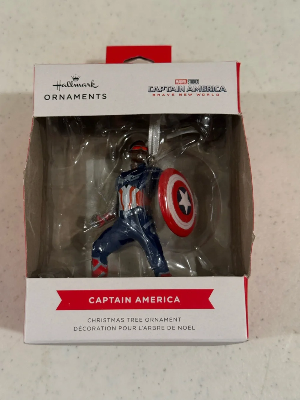 NEW Hallmark “ Captain America “ Brave New World Ornament